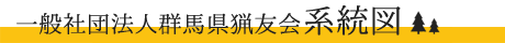 一般社団法人群馬県猟友会系統図